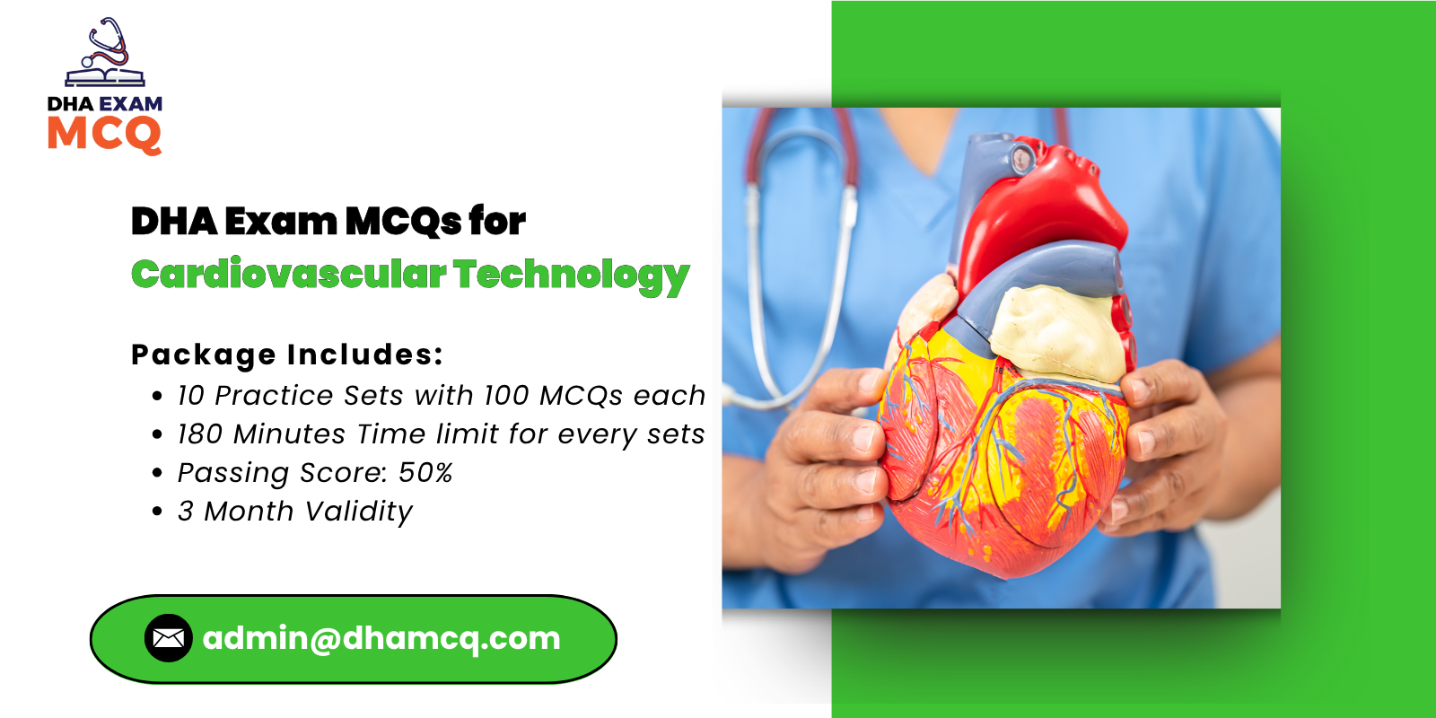 DHA Exam MCQs for Cardiovascular Technology
