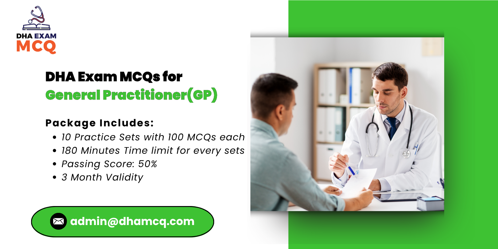 DHA Exam MCQs for General Practitioner(GP)