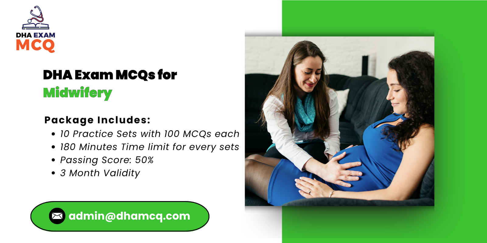 DHA Exam MCQs for Midwifery