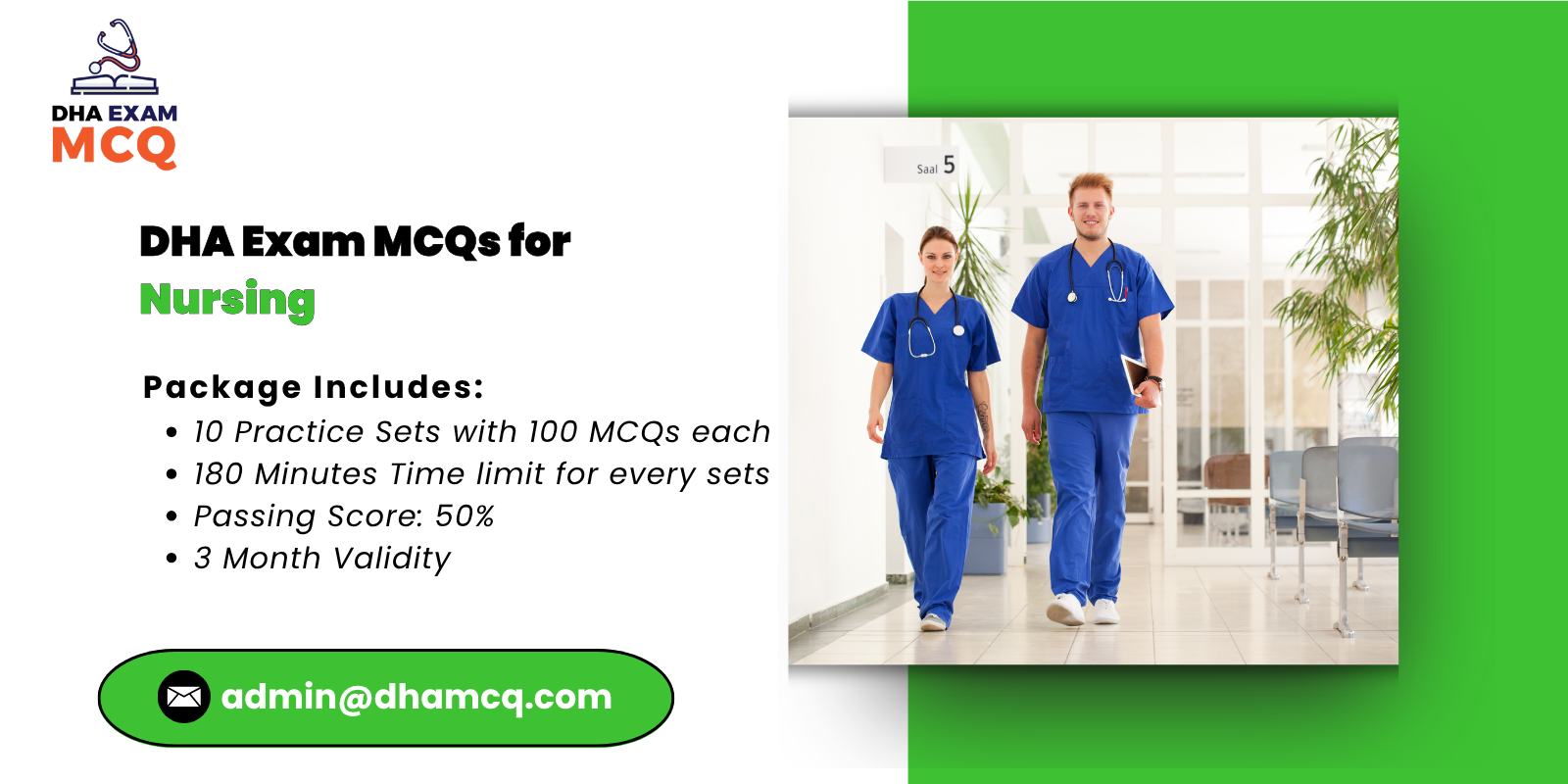 DHA Exam MCQs for Nursing