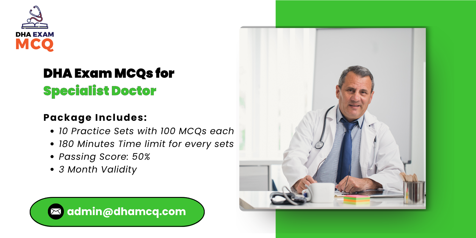 DHA Exam MCQs for Specialist Doctor