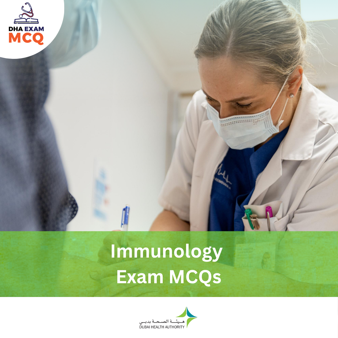 DHA Immunology Exam MCQs