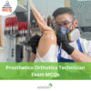 DHA Prosthetics & Orthotics Technician Exam MCQs