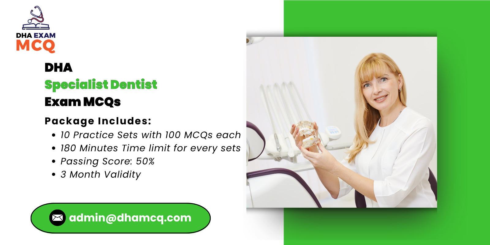 DHA Specialist Dentist Exam MCQs