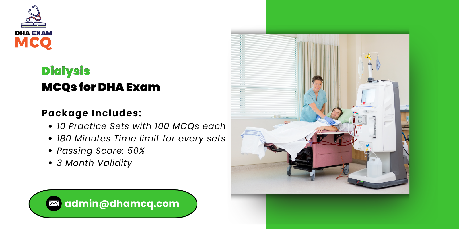 Dialysis MCQs for DHA Exam