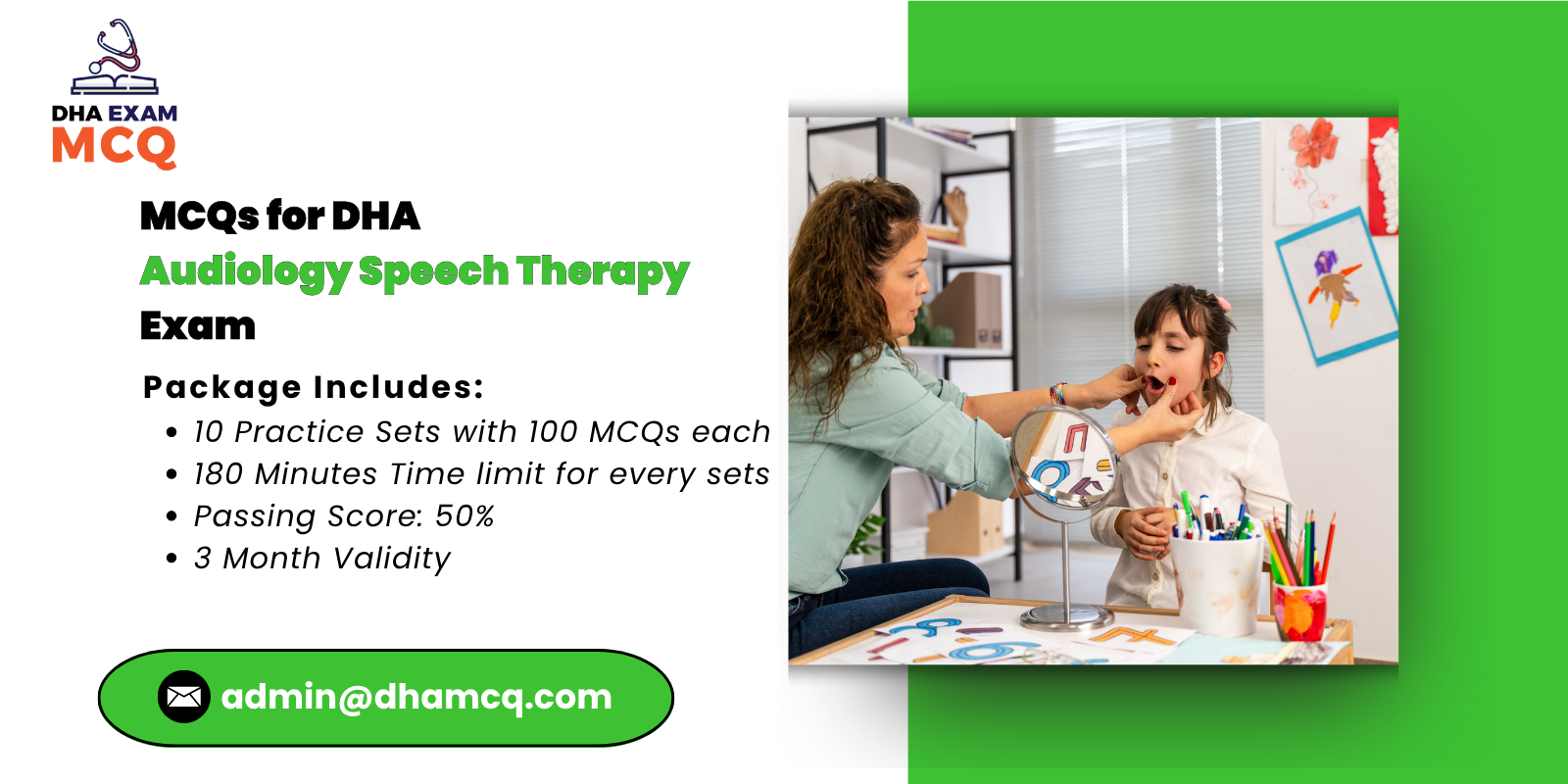 MCQs for DHA Audiology & Speech Therapy Exam