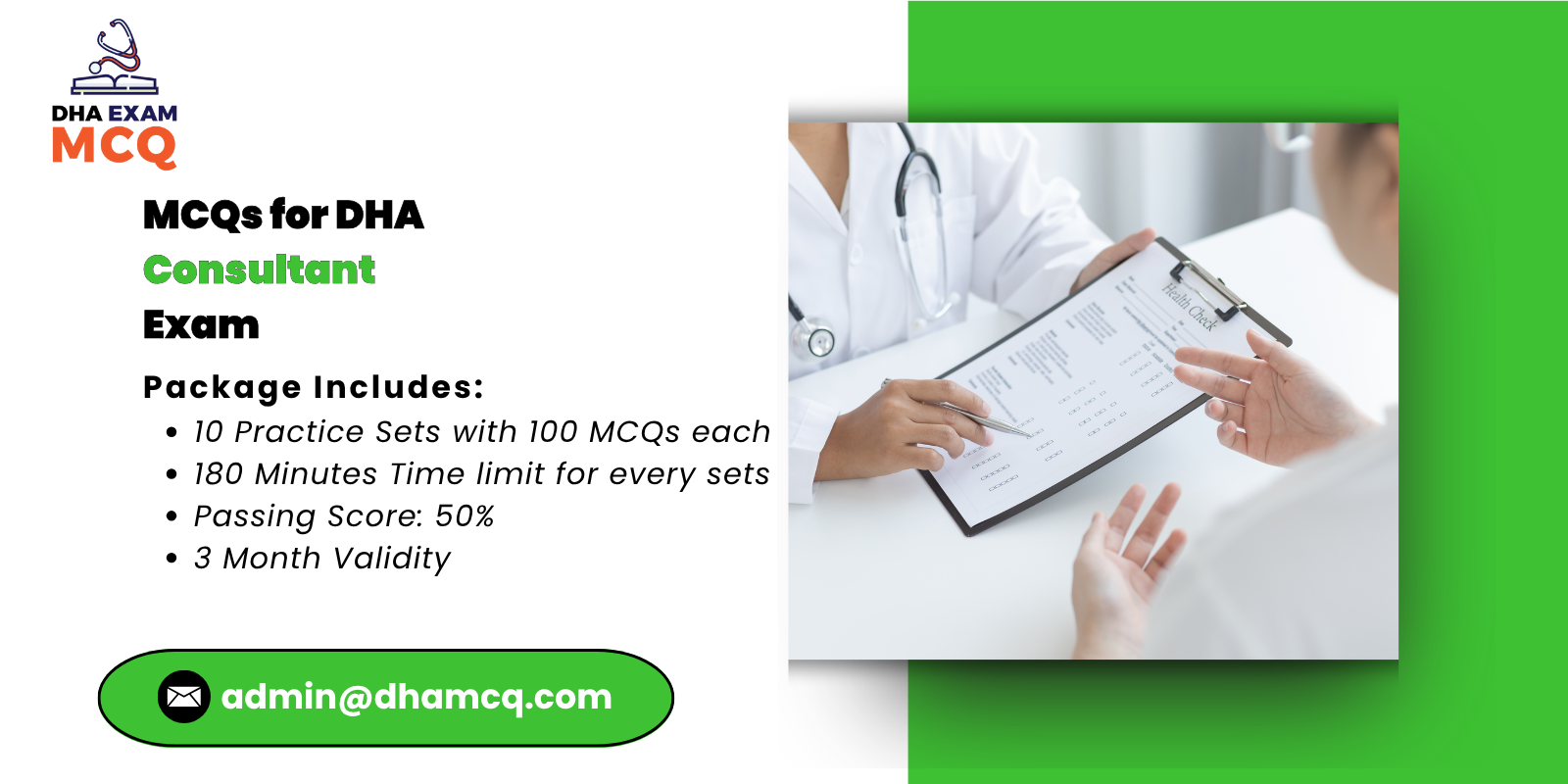 MCQs for DHA Consultant Exam