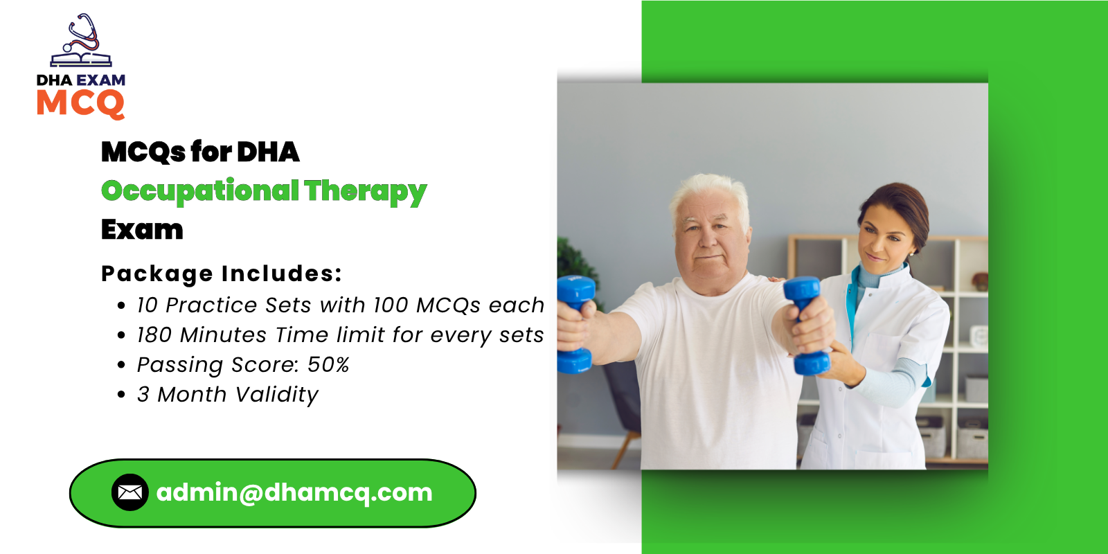 MCQs for DHA occupational therapy Exam 