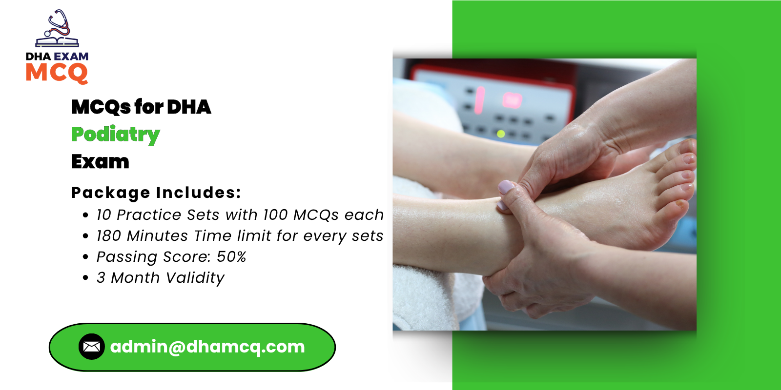 MCQs for DHA Podiatry Exam