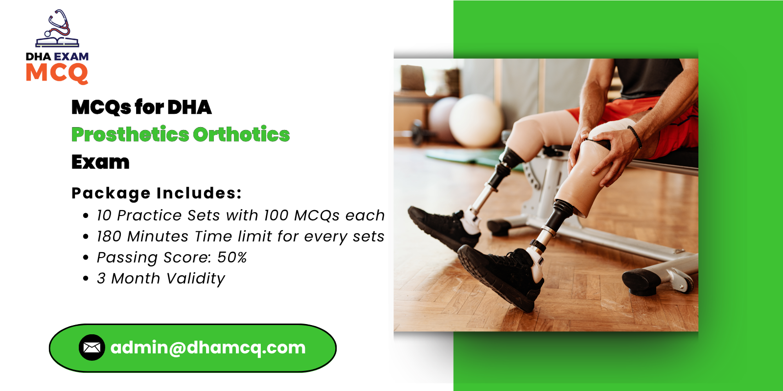 MCQs for DHA Prosthetics & Orthotics Exam