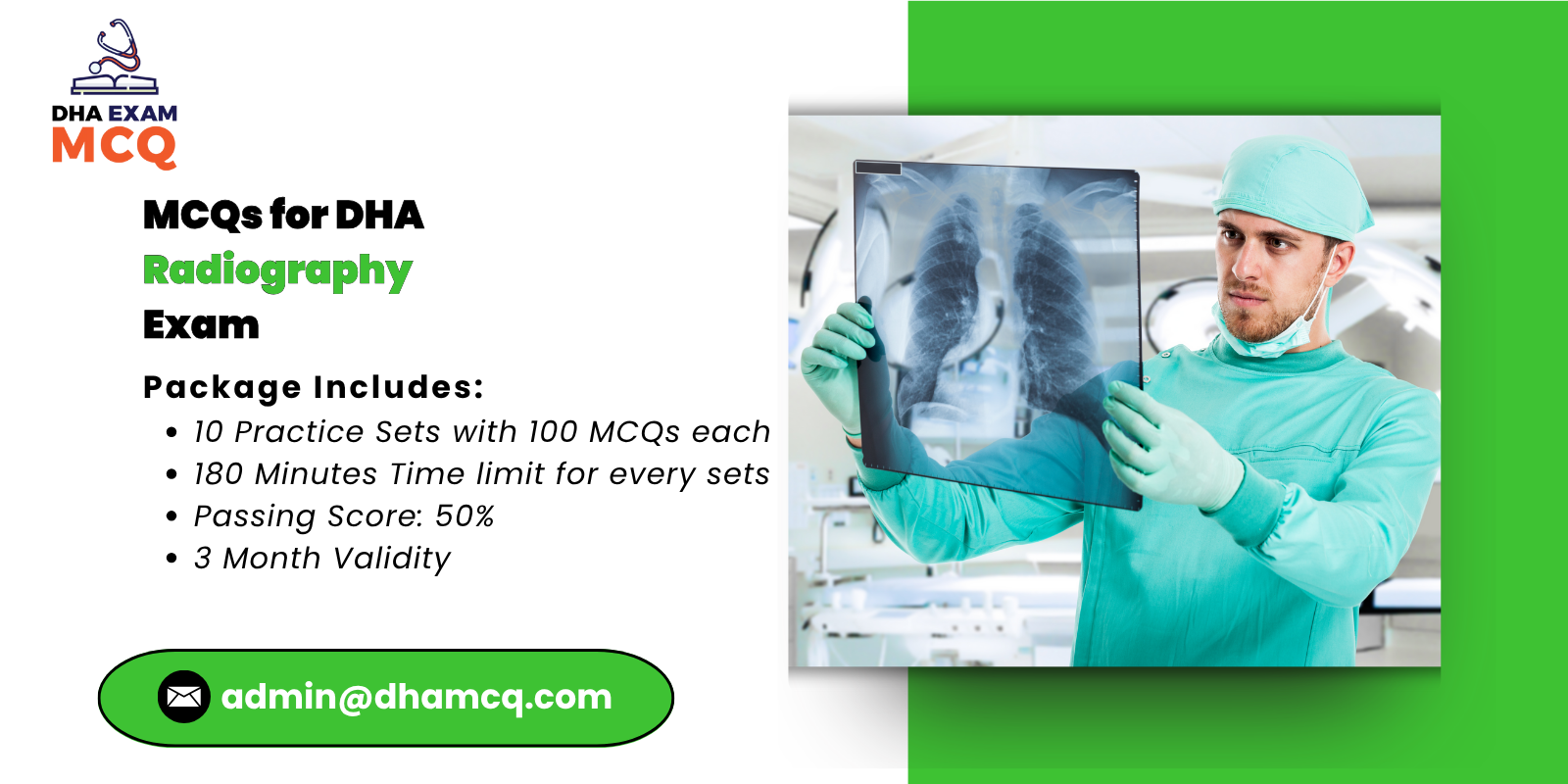 MCQs for DHA radiography Exam 