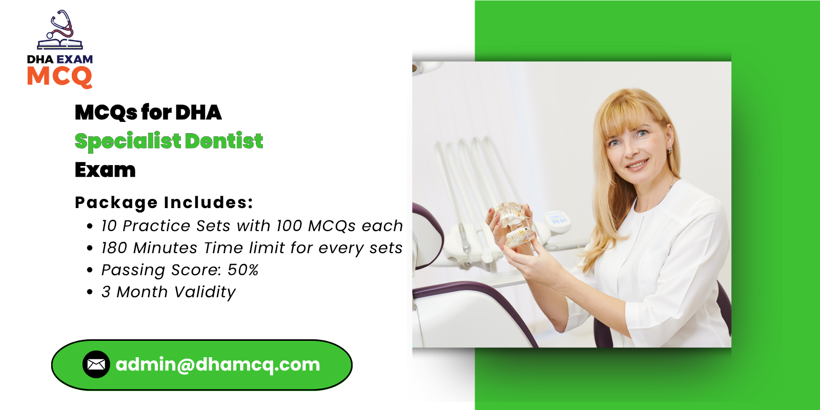 MCQs for DHA Specialist Dentist Exam