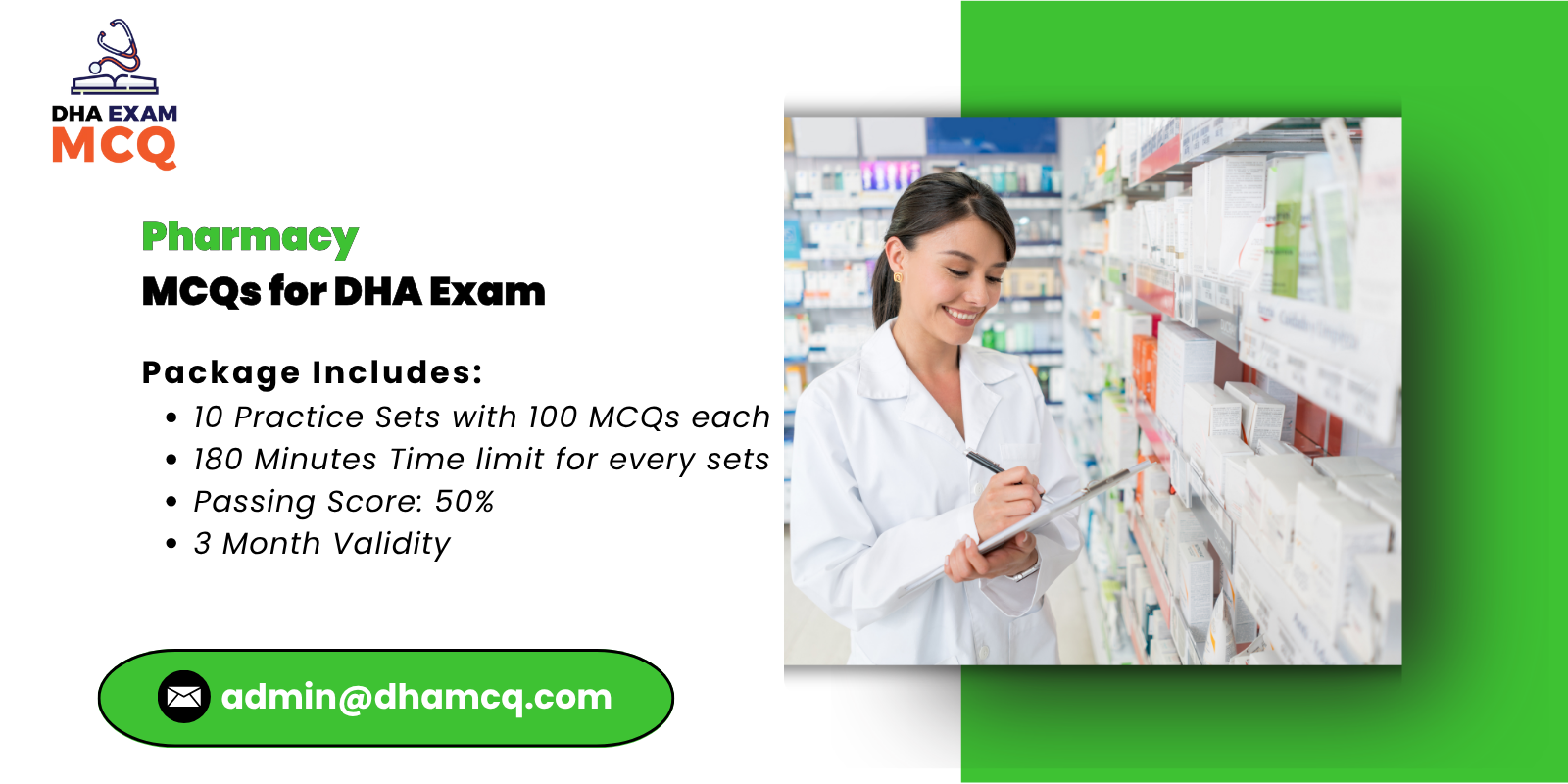 Pharmacy MCQs for DHA Exam