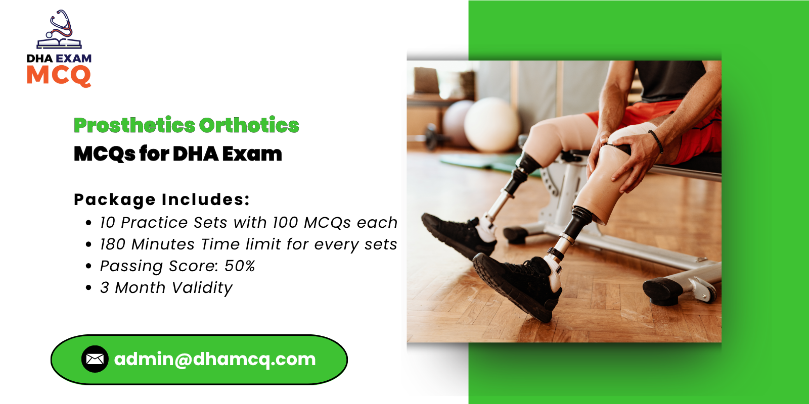 Prosthetics Orthotics MCQs for DHA Exam