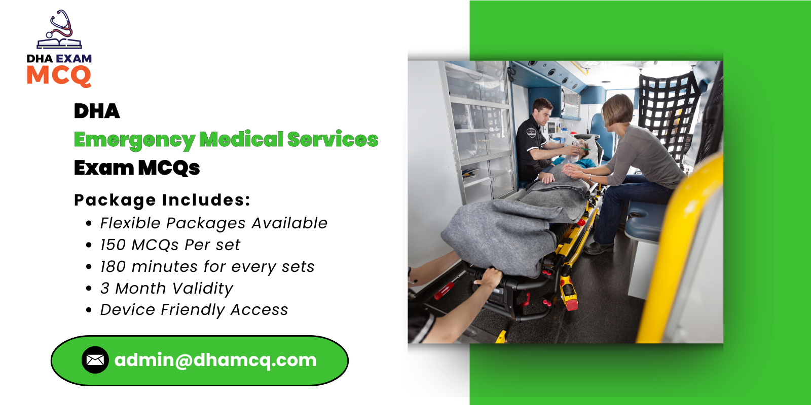 DHA Emergency Medical Services Exam MCQs