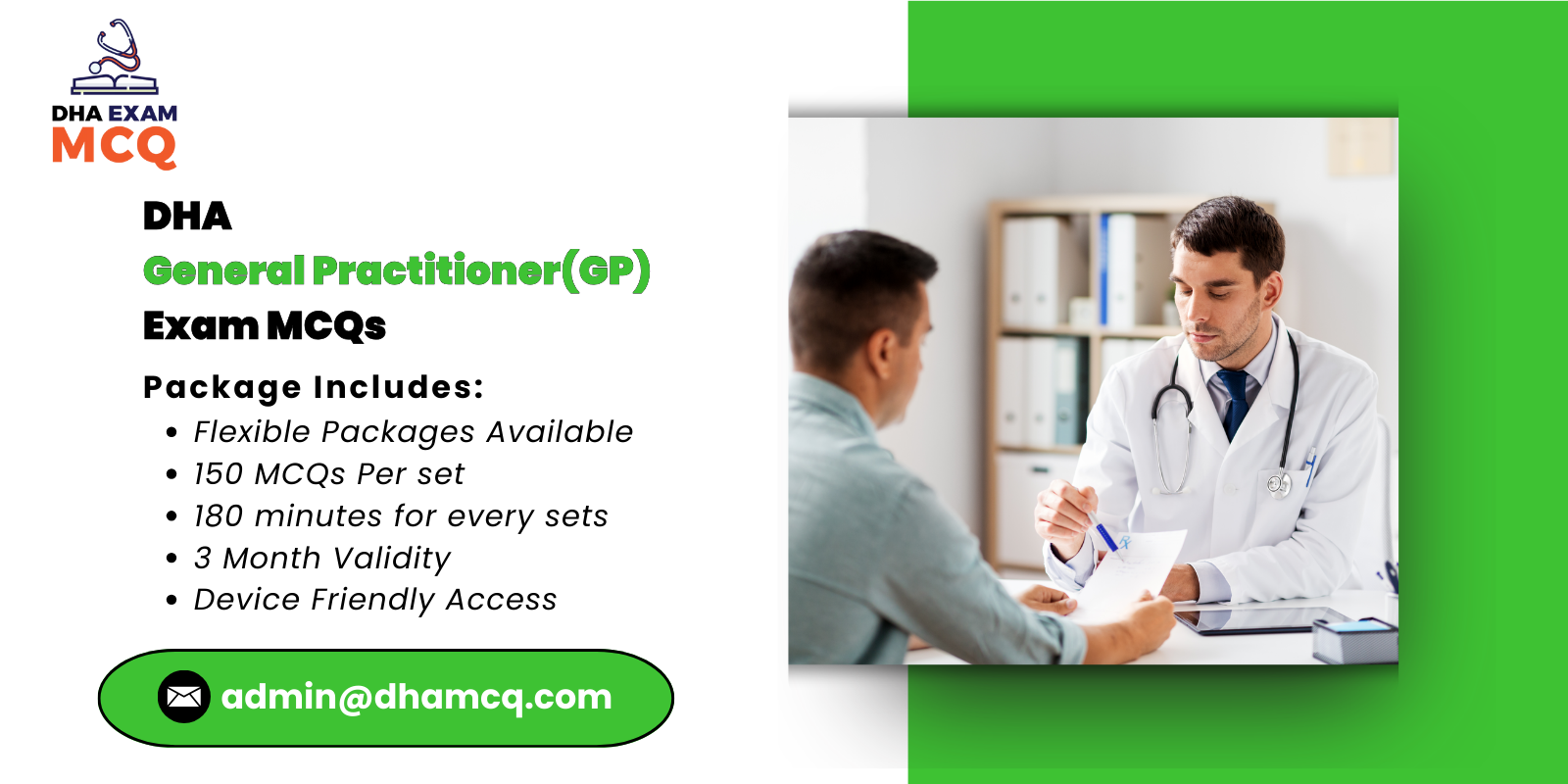 DHA General Practitioner (GP) Exam MCQs