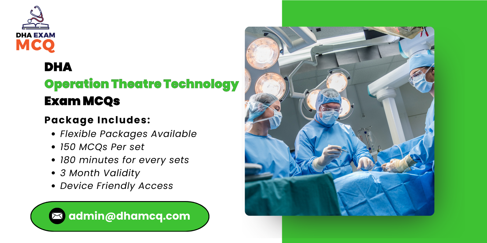 DHA Operation Theatre Technology Exam MCQs
