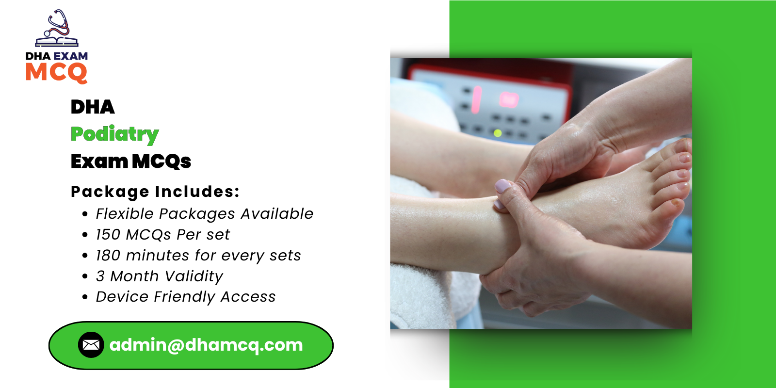 DHA Podiatry Exam MCQs