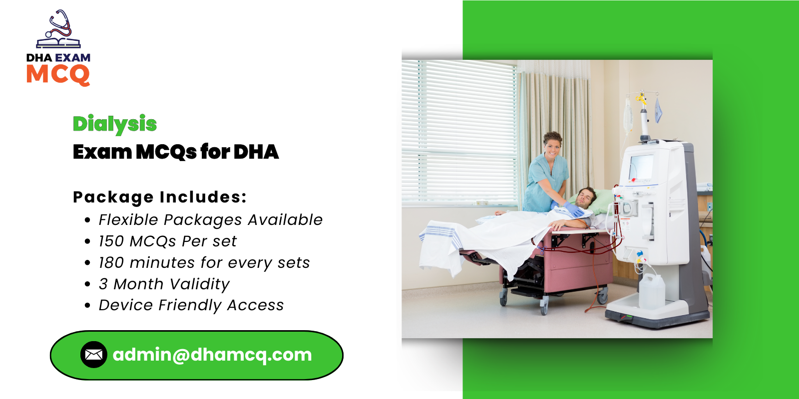 Dialysis Exam MCQs for DHA