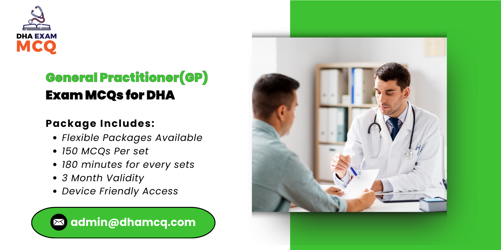 General Practitioner(GP) Exam MCQs for DHA 