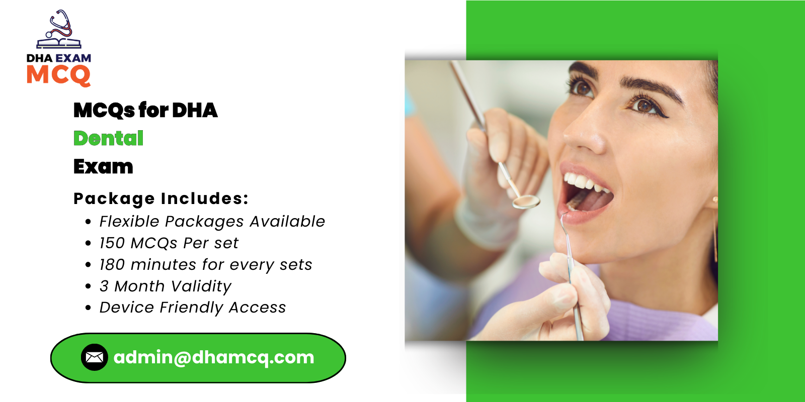 MCQs for DHA Dental Exam