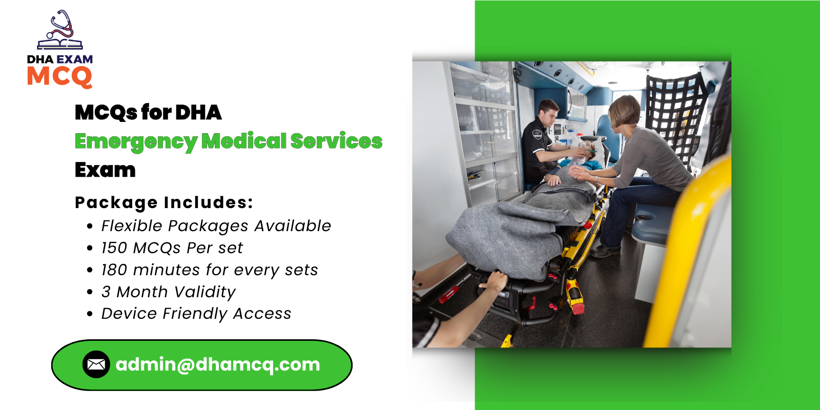 MCQs for DHA Emergency Medical Services Exam