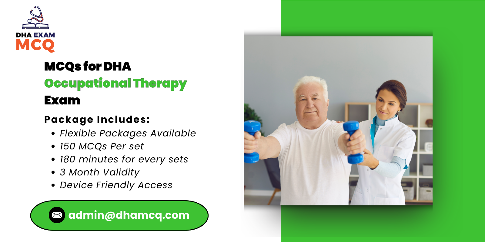 MCQs for DHA Occupational Therapy Exam