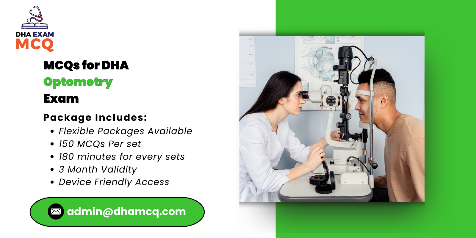 MCQs for DHA Optometry Exam