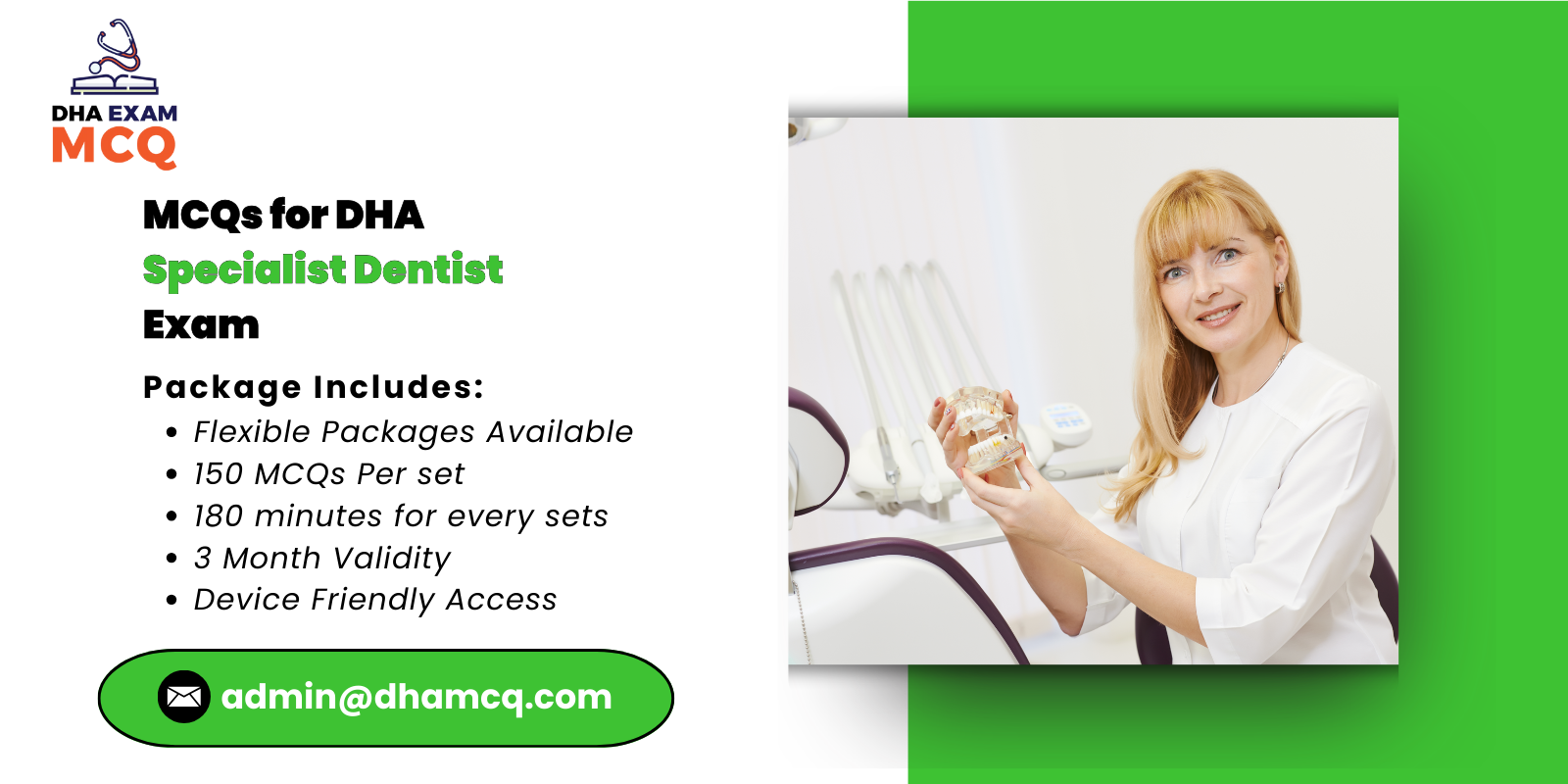 MCQs for DHA Specialist Dentist Exam