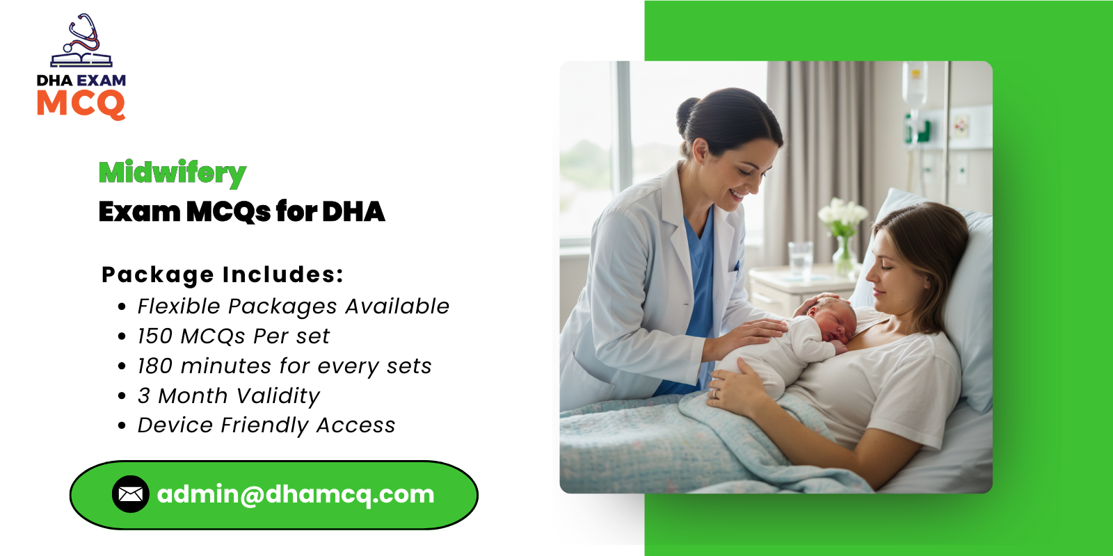 Midwifery Exam MCQs for DHA 