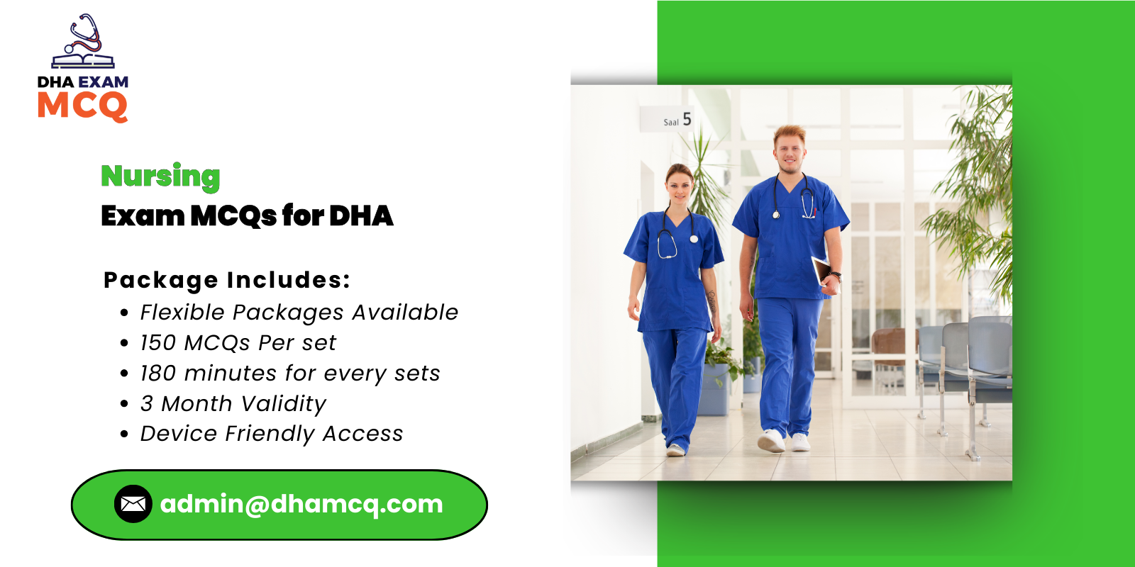 Nursing Exam MCQs for DHA