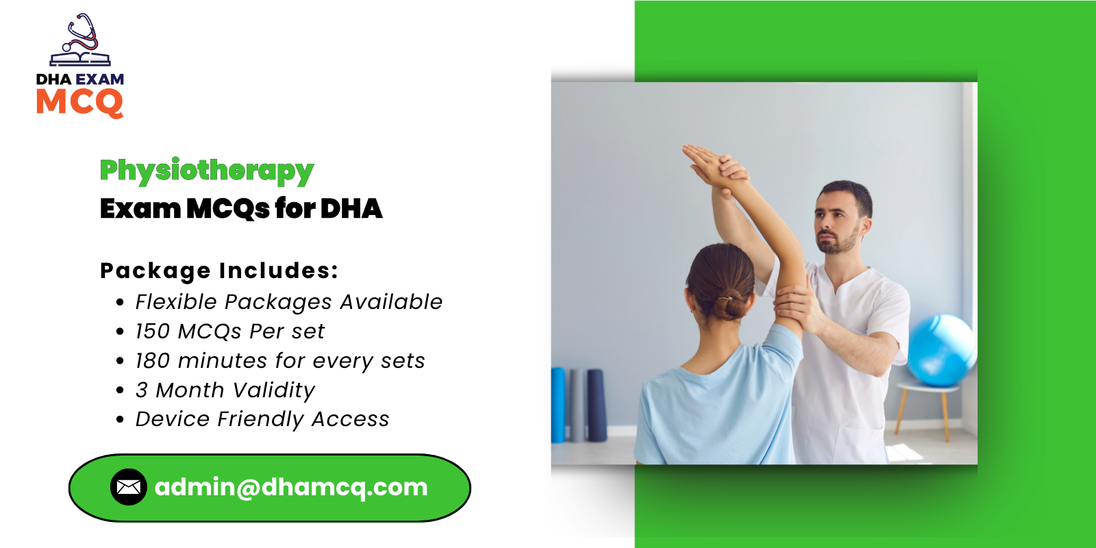 Physiotherapy Exam MCQs for DHA