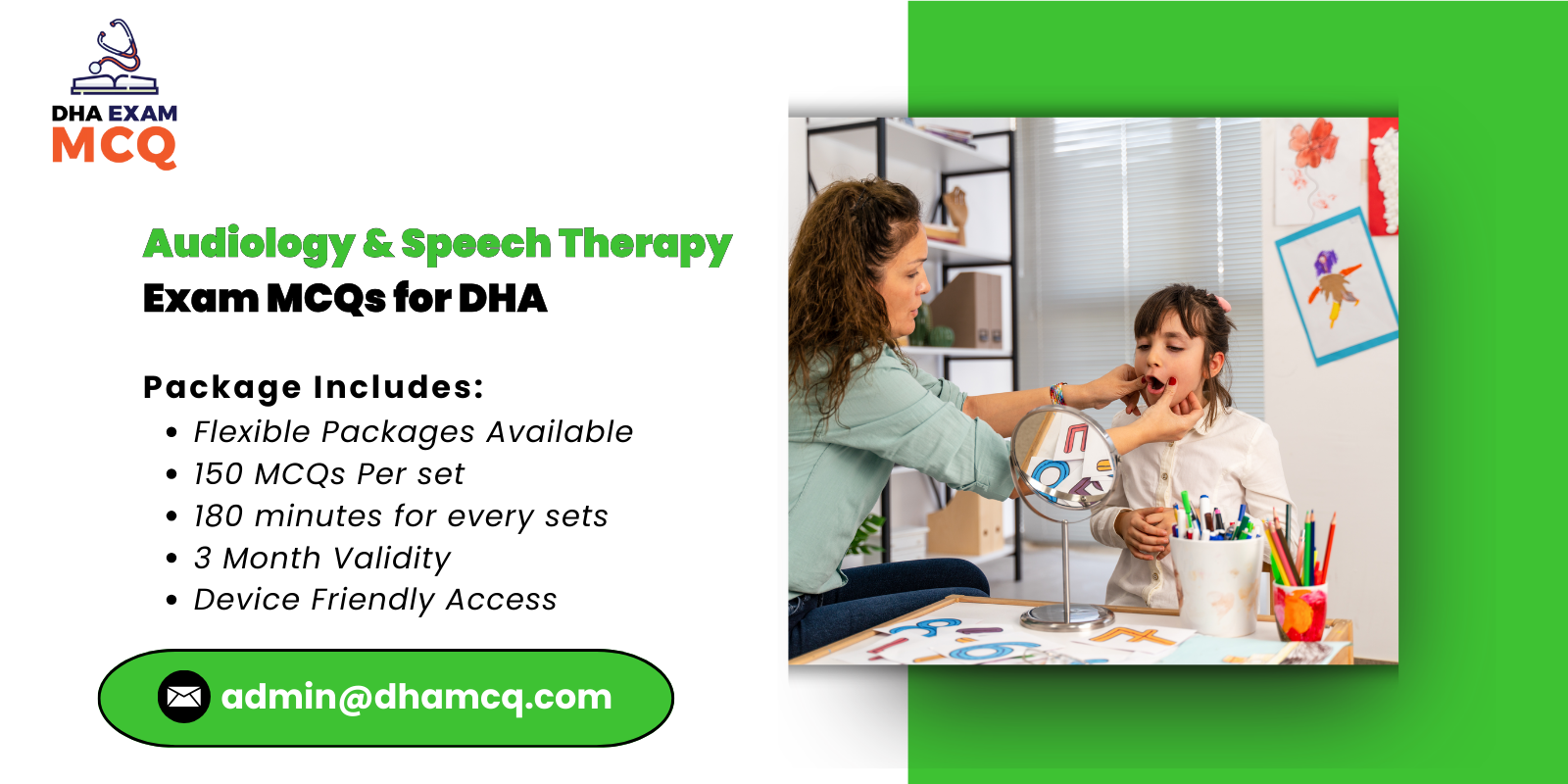 Audiology & Speech Therapy Exam MCQs for DHA 