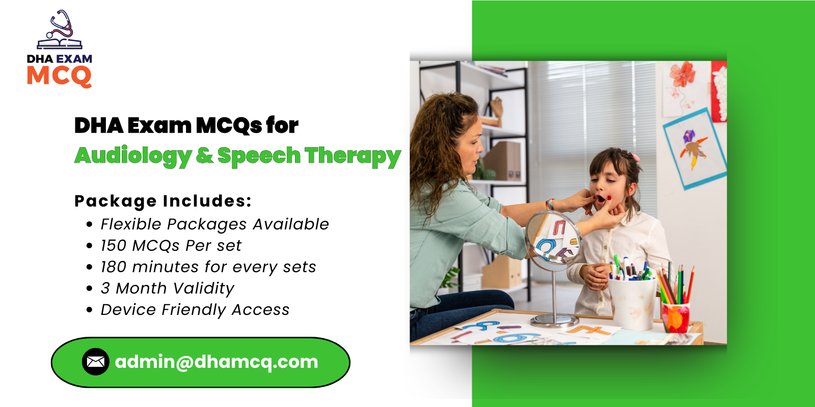 DHA Exam MCQs for Audiology Speech Therapy