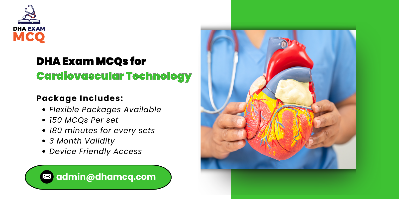DHA Exam MCQs for Cardiovascular Technology