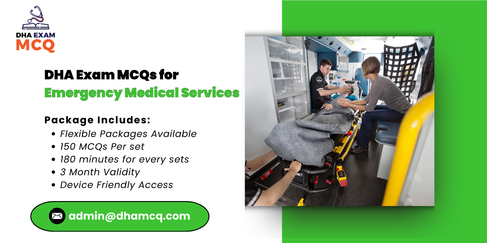 DHA Exam MCQs for Emergency Medical Services