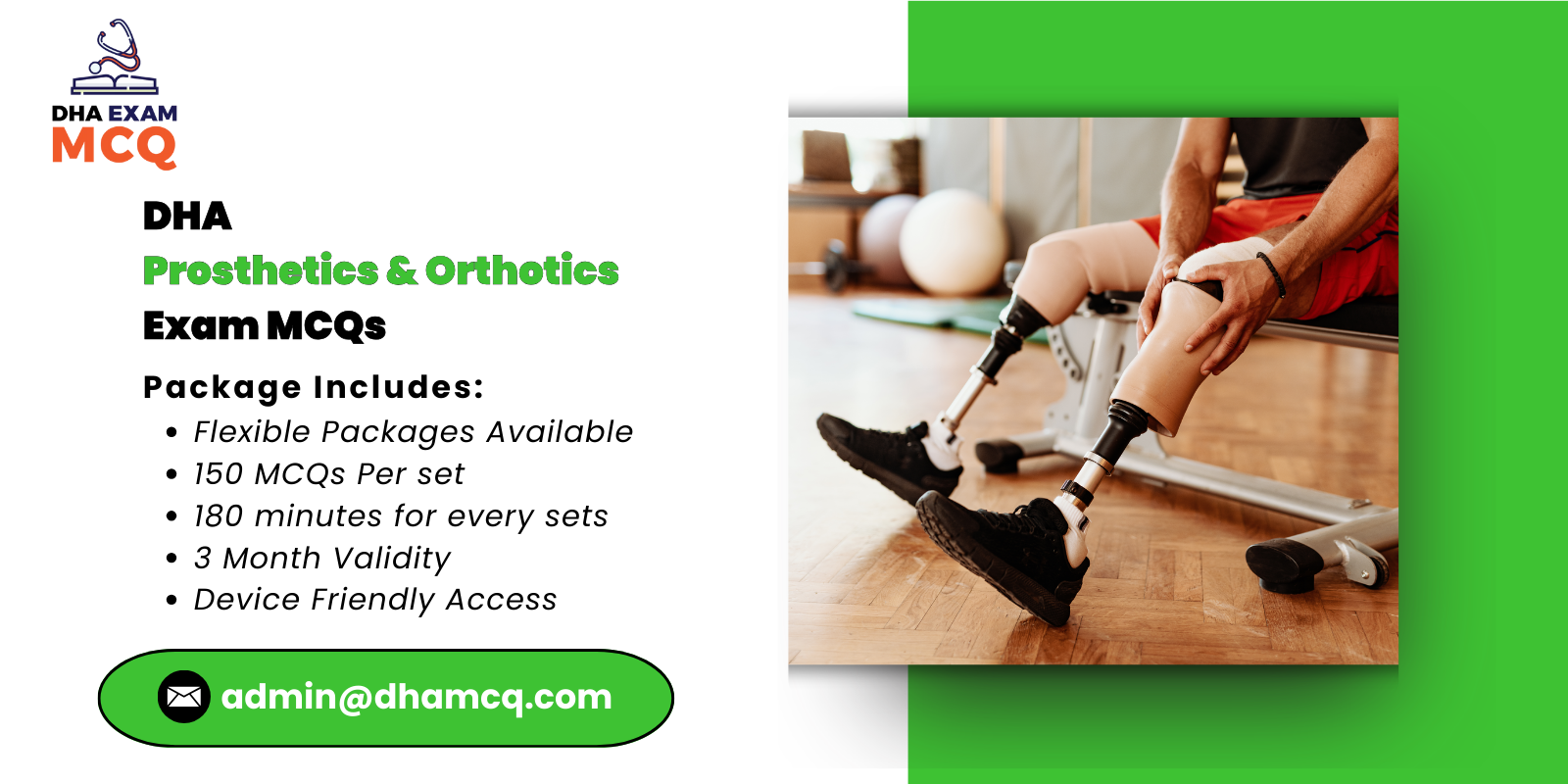 DHA Prosthetics & Orthotics Exam MCQs